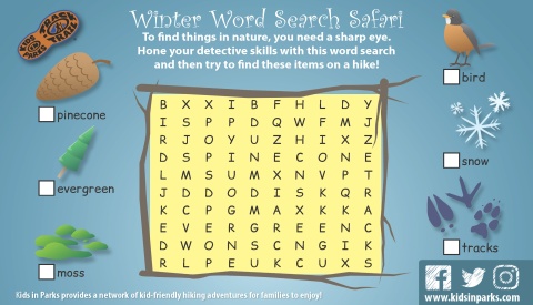Winter Word Search TRACKTivity