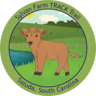Sylvan Farm sticker featuring Prince Hairy the highland cow