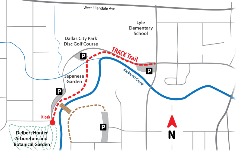 Dallas City Park TRACK Trail Map