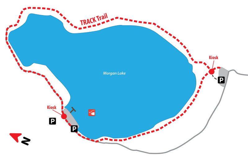 Morgan Lake TRACK Trail Map
