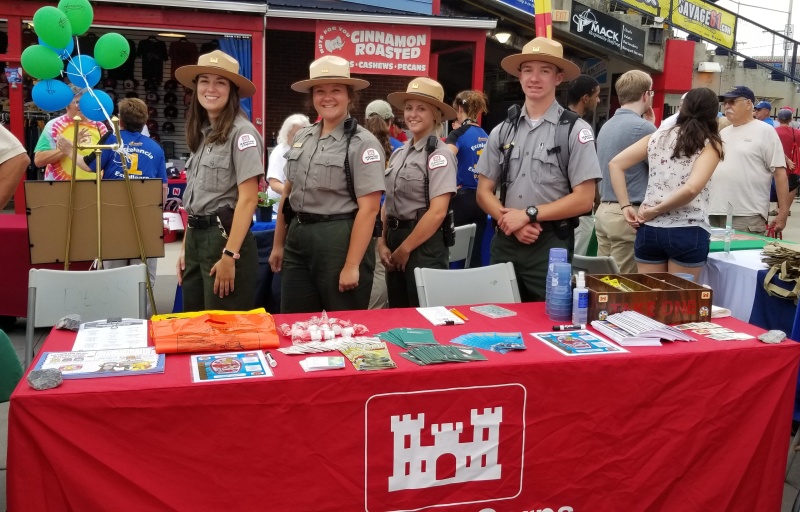 Blue Marsh Lake Rangers tabling at an event