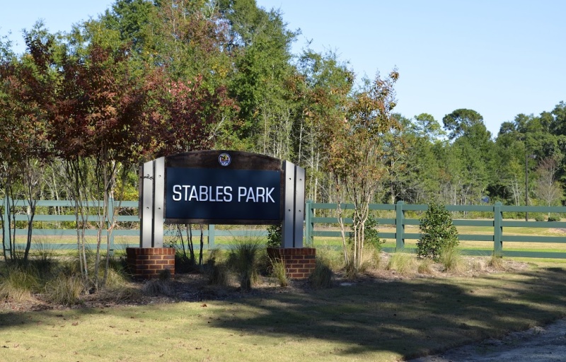 Stables Park Sign