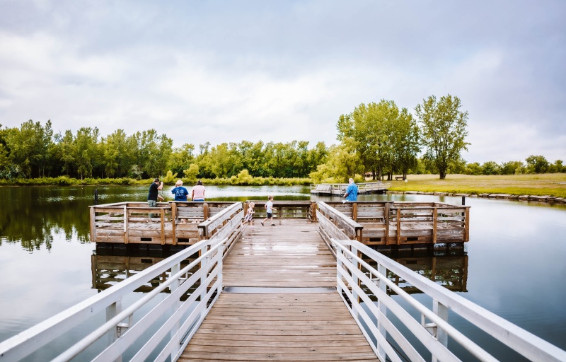 Observation Dock on Lake