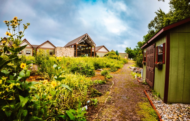 Pollinator Garden and Visitor Center