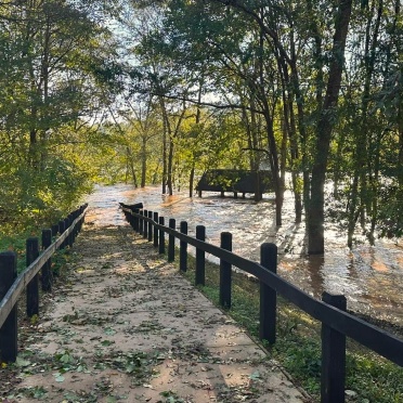 flooding of broad river greenway