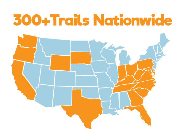 300+ Trails Nationwide